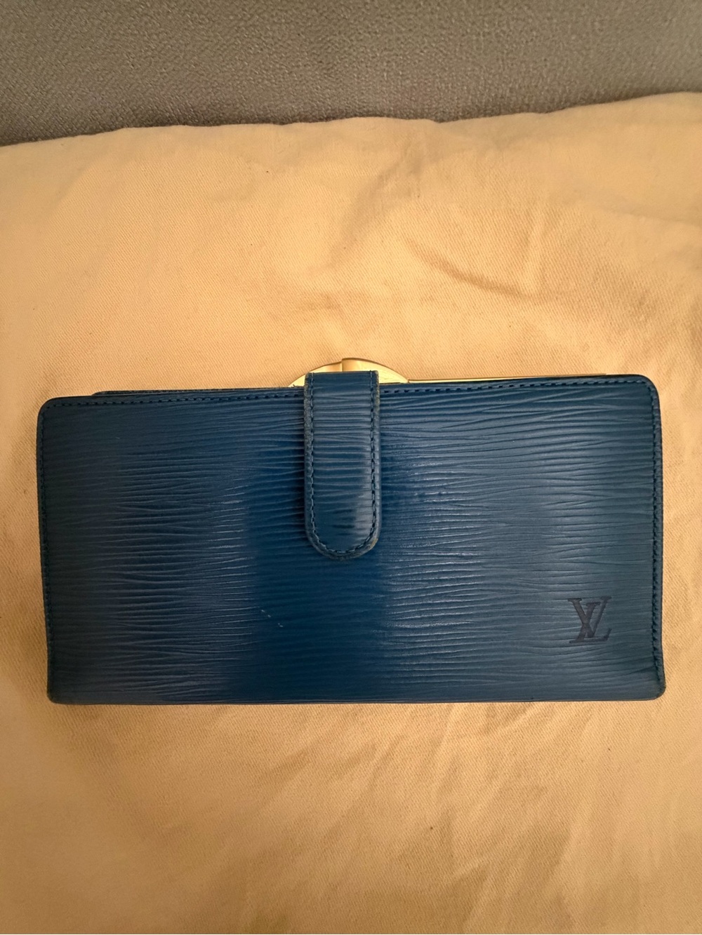 Authentic Louis Vuitton Epi Continental French Wallet